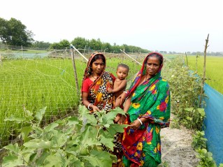 PH 3Woman integrated farmer with daughter-in-law and grand son