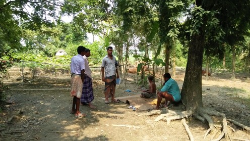 discussions between some of the wsmc and villagers